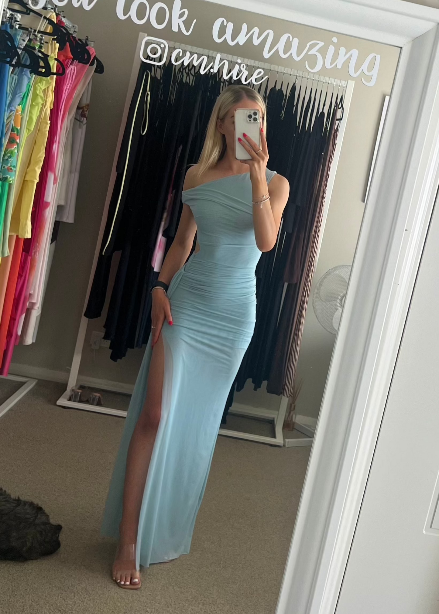 Bec and Bridge Victoria Asym Dress - Blue