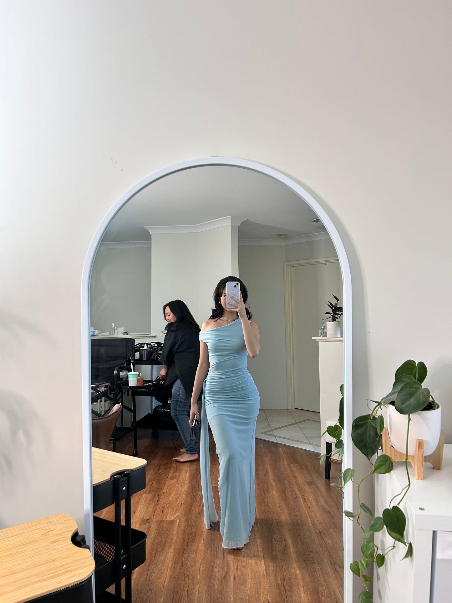 Bec and Bridge Victoria Asym Dress - Blue