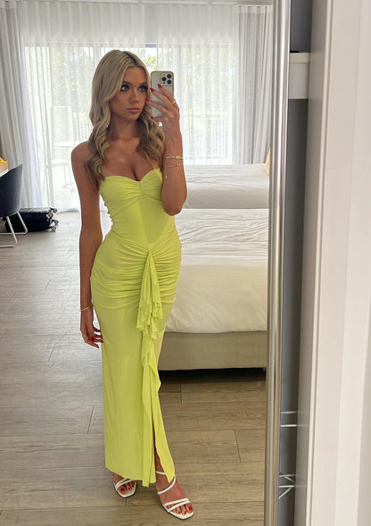 Natalie Rolt Shontae Dress - Citron