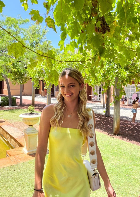 Bec and Bridge Moondance Dress - Citron