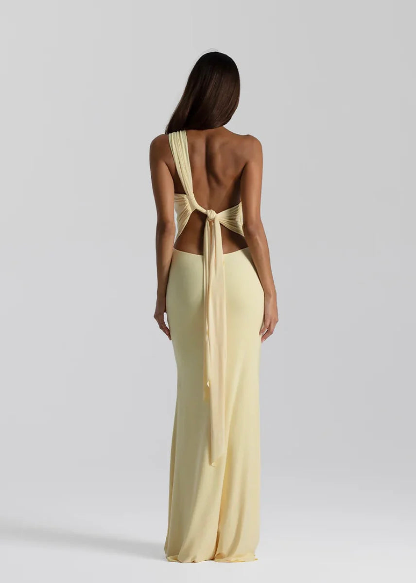 (Coming Soon) Natalie Rolt Fabienne Gown - Lemon