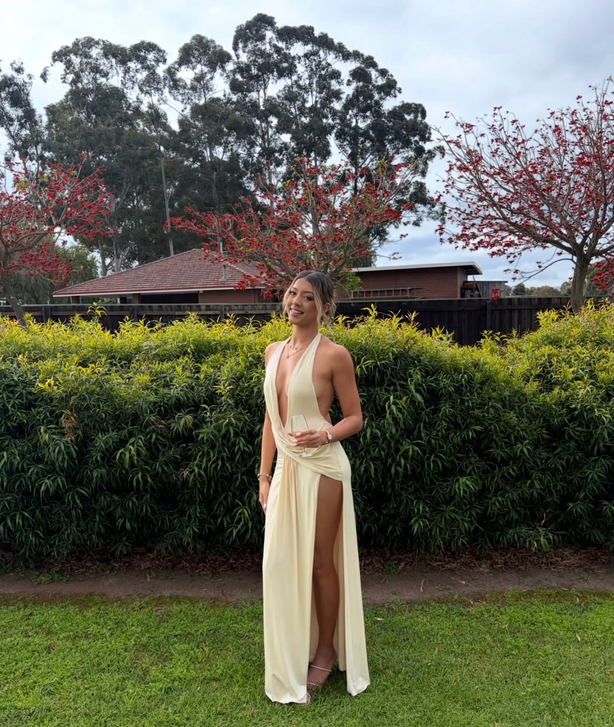 Natalie Rolt Winona Gown - Lemon (Size 0)