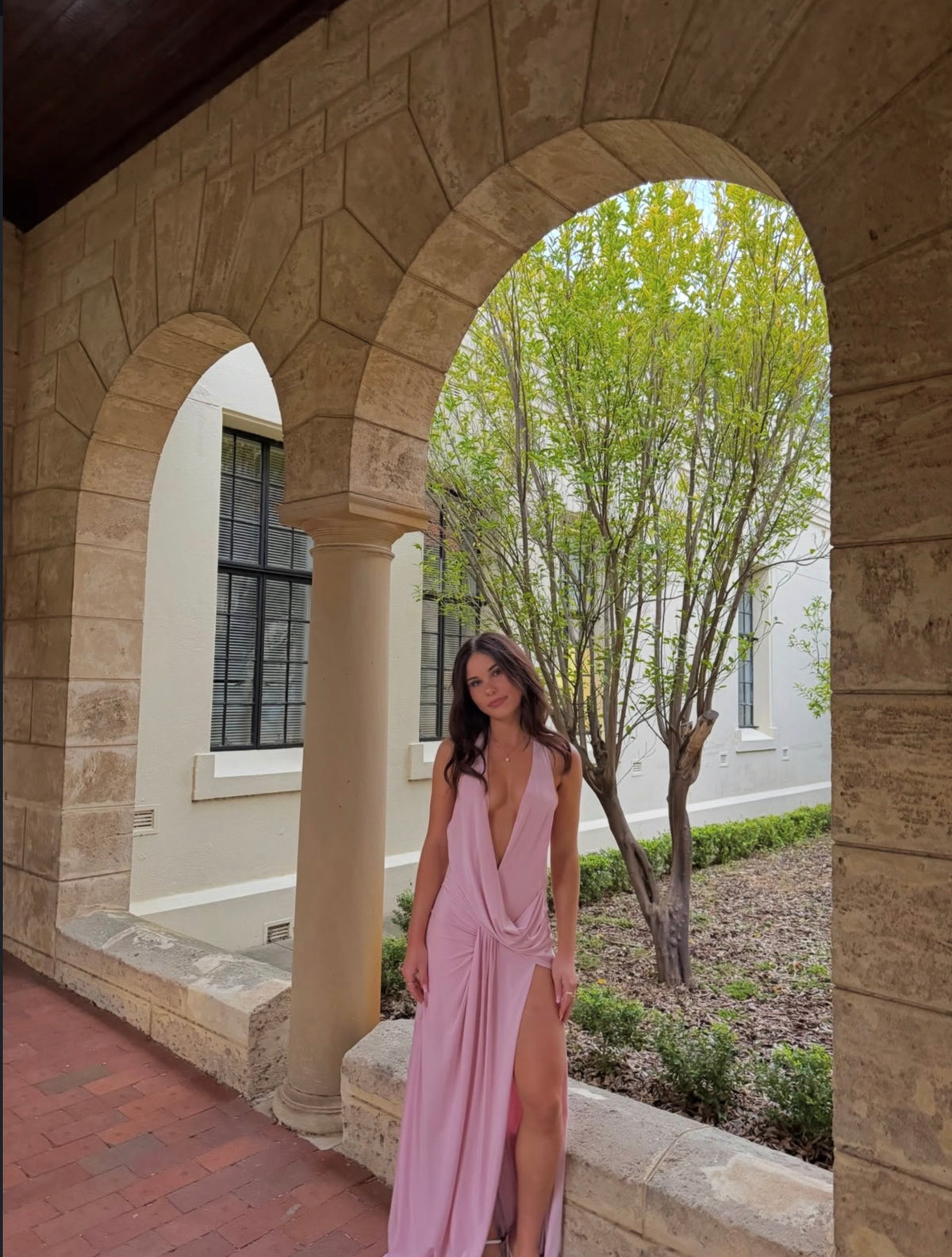 Natalie Rolt Winona Gown - Blossom Pink (Size 0)