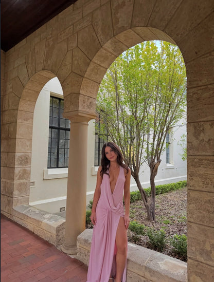 Natalie Rolt Winona Gown - Blossom Pink (Size 0)