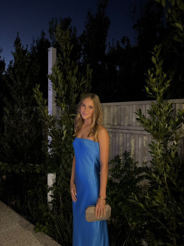 Bec and Bridge Moondance Dress - Mid Blue