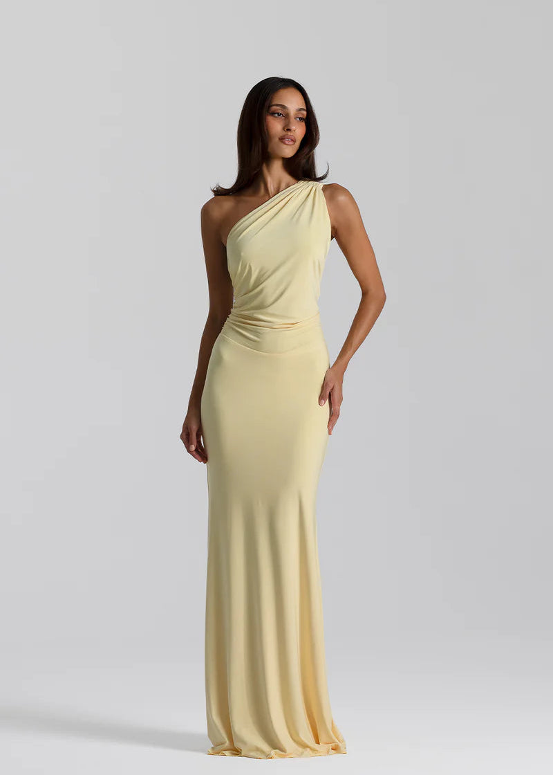 (Coming Soon) Natalie Rolt Fabienne Gown - Lemon