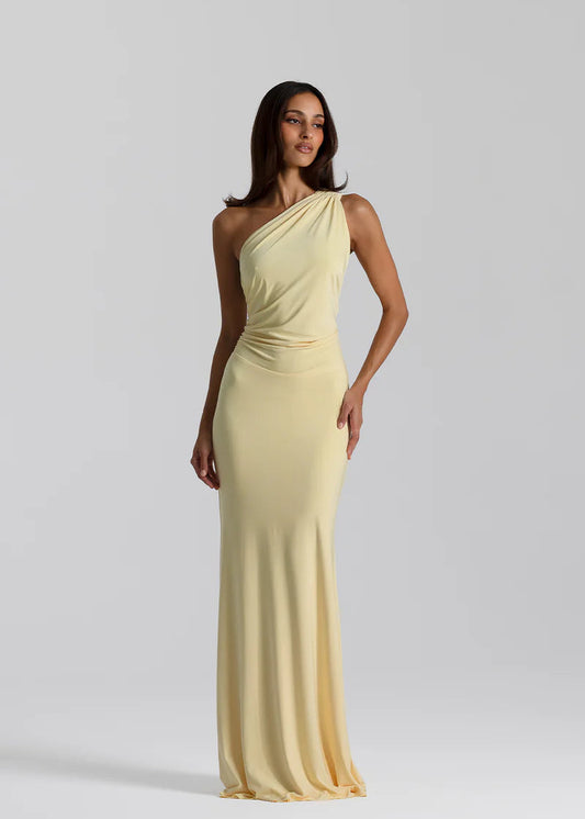 (Coming Soon) Natalie Rolt Fabienne Gown - Lemon
