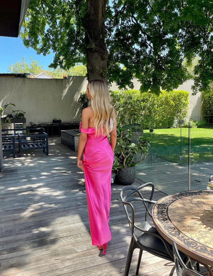 Natalie Rolt Monika Gown - Neon Pink (Size 0 & 1)