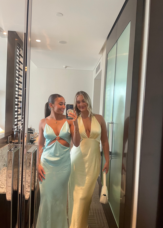 Natalie Rolt Iris Dress - Turquoise