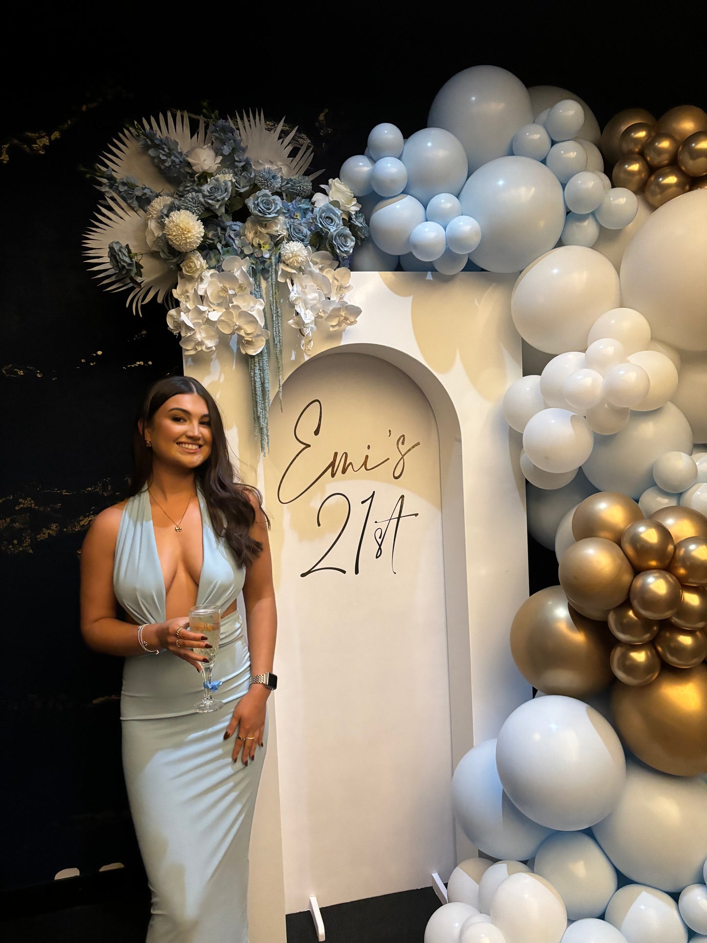 Deconduarte Elin Dress - Sky Blue