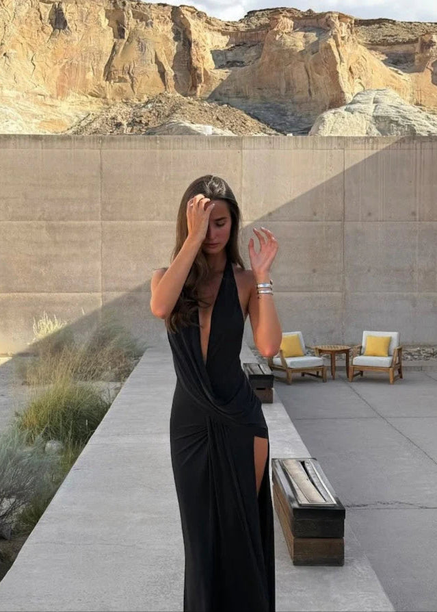 Natalie Rolt Winona Gown - Black