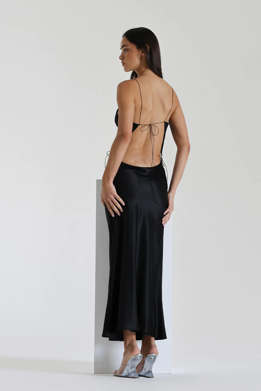 Natalie Rolt Iris Dress - Black