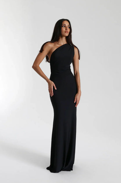 Natalie Rolt Fabienne Gown - Black (Size 0)