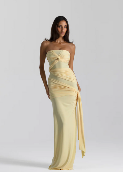 Natalie Rolt Miranda Gown - Lemon