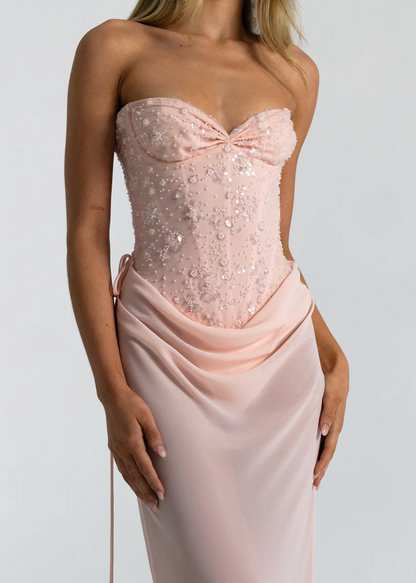 Natalie Rolt Verity Bustier & Allira Skirt - Pink (Size 0)