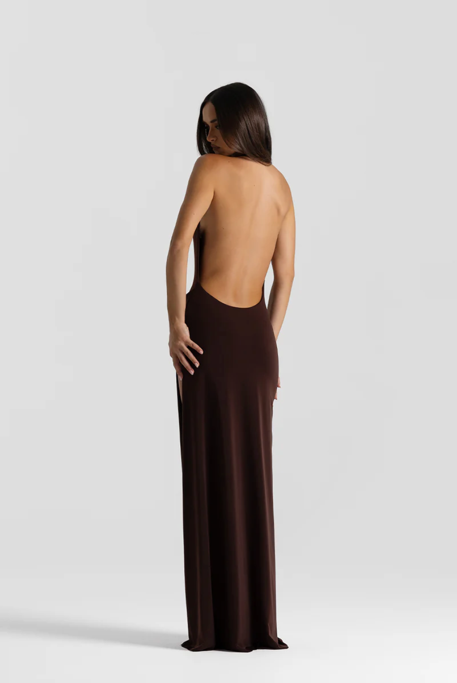 Natalie Rolt Winona Gown - Espresso (Size 0)