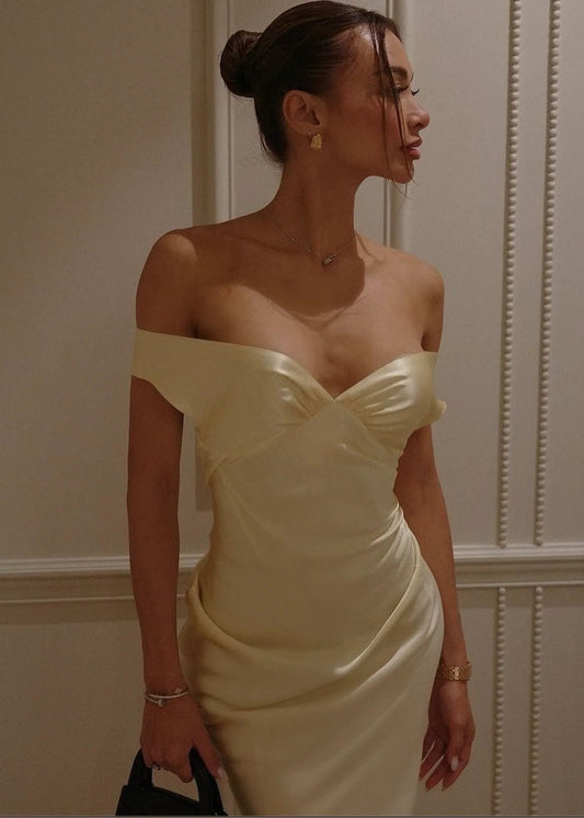 Natalie Rolt Bridget Gown - Lemon (Size 0 & 1)