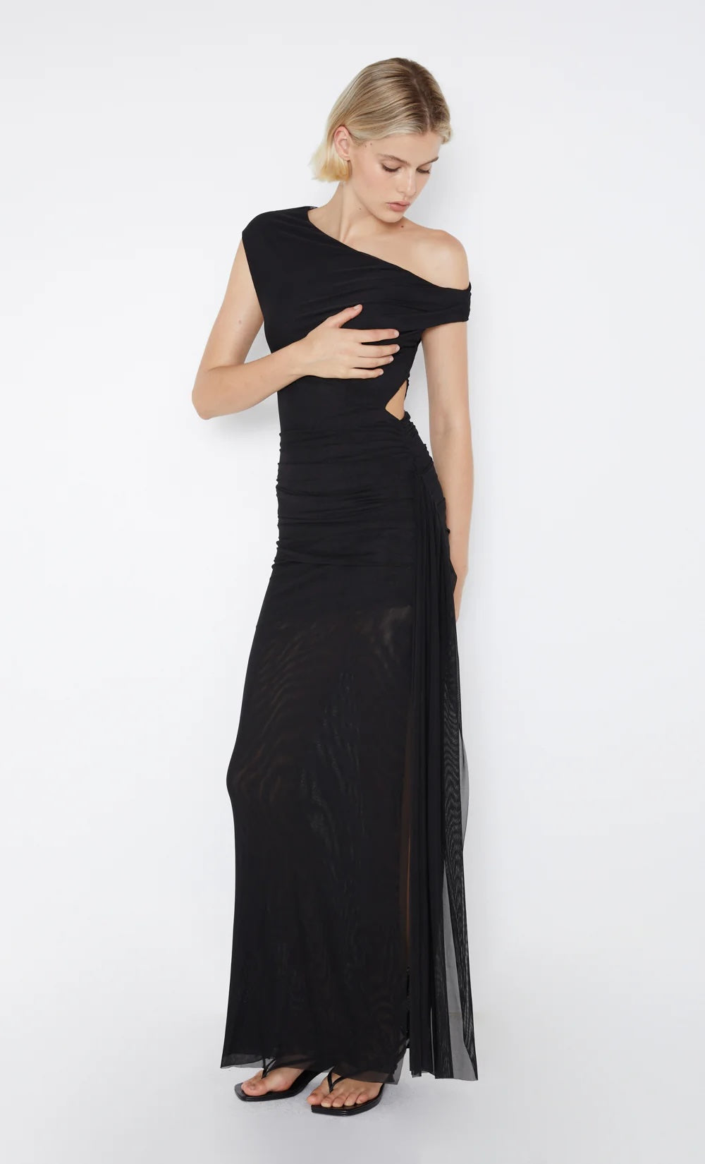 Bec and Bridge Victoria Asym Dress - Black