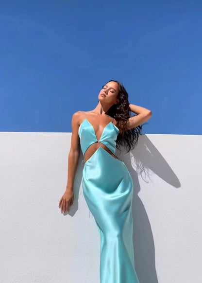 Natalie Rolt Iris Dress - Turquoise